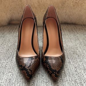 Snakeskin heels